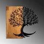 Wallity Lime Tree - 373 Accesorio Decorativo de Pared de Madera y Metal